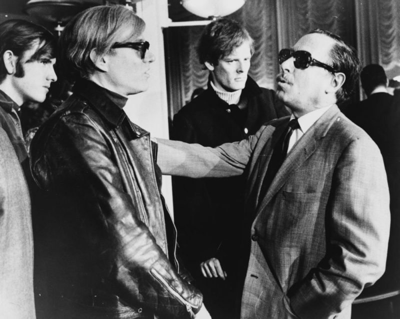Andy Warhol and Tennesee Williams By James Kavallines, New York World-Telegram and the Sun staff photographer, Public domain, via Wikimedia Commons